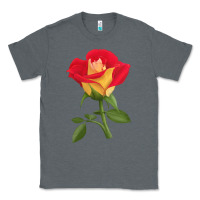 Charcoal Heather Ketchup And Mustard Rose Classic Tee - LillyAllenDesigns