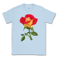Dusty Blue Ketchup And Mustard Rose Classic Tee - LillyAllenDesigns
