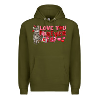 Army Green Love you forever Premium Hoodie - FaDigitalArtStudio