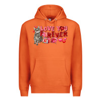 Carrot Love you forever Premium Hoodie - FaDigitalArtStudio