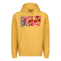 Mustard Love you forever Premium Hoodie - FaDigitalArtStudio