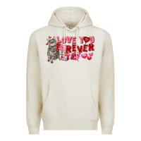 Oatmeal Heather Love you forever Premium Hoodie - FaDigitalArtStudio