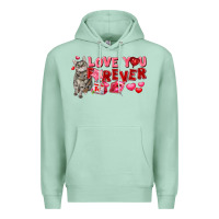 Seafoam Love you forever Premium Hoodie - FaDigitalArtStudio