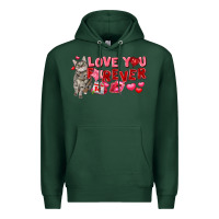 Sports Green Love you forever Premium Hoodie - FaDigitalArtStudio