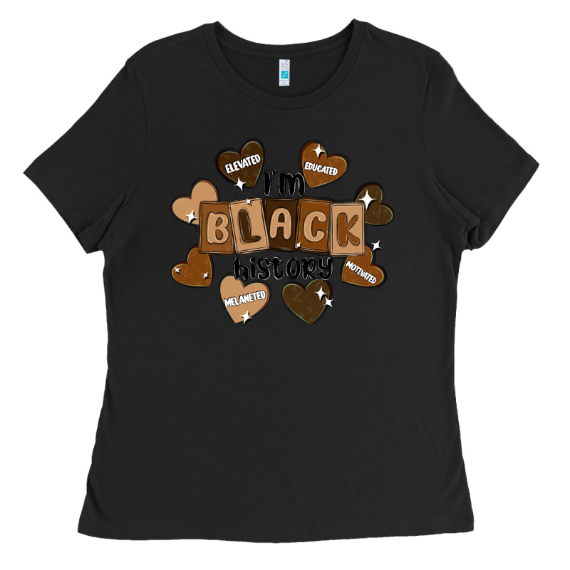I Am Black History Ladies Tee by MaliasSmallBusiness | Teevron