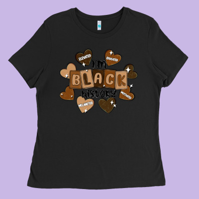 I Am Black History Ladies Tee Designed By Maliassmallbusiness