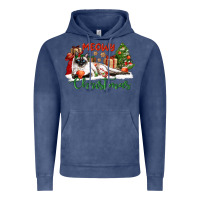 Vintage Denim siamese cat meowy christmas Vintage Hoodie - LillyAllenDesigns