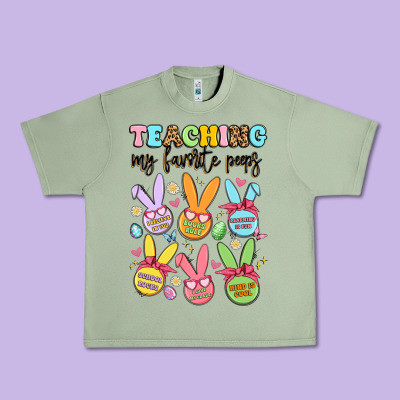 Teaching My Favorite Peeps Urban Heavy Tee Designed By Artiststas
