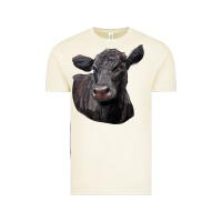 Vintage Arctic Black Angus Cow Illustrations Vintage Tee - LillyAllenDesigns