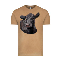 Vintage Camel Black Angus Cow Illustrations Vintage Tee - LillyAllenDesigns
