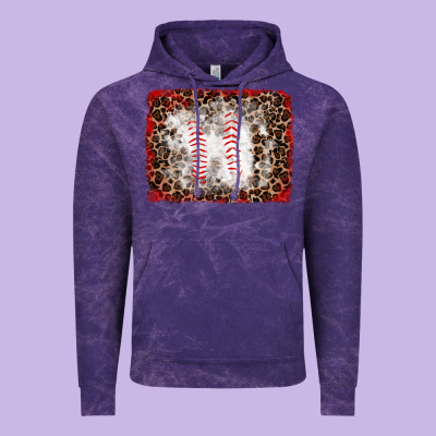 Baseball Leopard Background Vintage Hoodie Designed By Ranaportraitstore