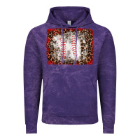Cloud Purple baseball leopard background Vintage Hoodie - RanaPortraitStore