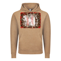 Vintage Coffee baseball leopard background Vintage Hoodie - RanaPortraitStore