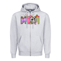 Heather Grey Easter mini Zipper Hoodie - OliviaCreatesArt