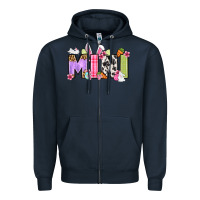 Navy Easter mini Zipper Hoodie - OliviaCreatesArt