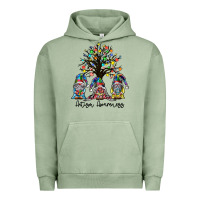 Pigment Oil Green autism awarenes Urban Hoodie - SublimationCraftShop