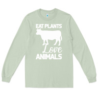 Matcha Eat Plants Love Animals Long Sleeve Tee - Bettercallsaul