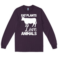 Plum Eat Plants Love Animals Long Sleeve Tee - Bettercallsaul