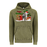 Vintage Olive happy christmas southdown baby sheep Vintage Hoodie - LillyAllenDesigns