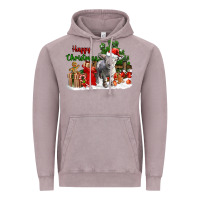 Vintage Zinc happy christmas southdown baby sheep Vintage Hoodie - LillyAllenDesigns