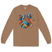 Toasted Coconut Football afro girl sneakers Long Sleeve Tee - RanaPortraitStore