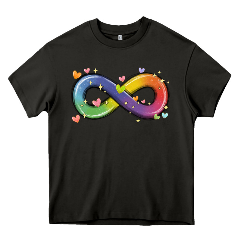 Infinity Symbol Autism Heavy Core Tee by MaliasSmallBusiness | Teevron