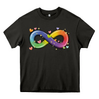 Asphalt infinity symbol autism Heavy Core Tee - MaliasSmallBusiness