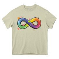 Mossy infinity symbol autism Heavy Core Tee - MaliasSmallBusiness