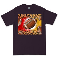 Plum team color red and gold football Premium Tee - MaliasSmallBusiness