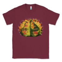 Burgundy Gymnocalycium Variegated Cactus Classic Tee - LillyAllenDesigns