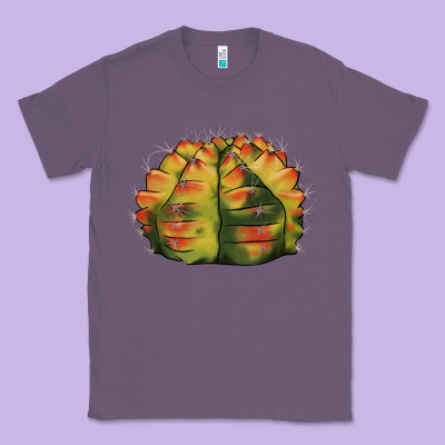 Gymnocalycium Variegated Cactus Classic Tee Designed By Lillyallendesigns
