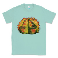 Seafoam Gymnocalycium Variegated Cactus Classic Tee - LillyAllenDesigns