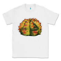 White Gymnocalycium Variegated Cactus Classic Tee - LillyAllenDesigns