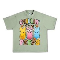 Oil Green chillin' with my peeps nurse Urban Heavy Tee - Artiststas