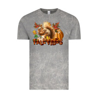 Cloud Rock Fall Vibes Squirrel Vintage Tee - LillyAllenDesigns