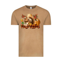 Fall Vibes Squirrel Vintage Tee | Teevron
