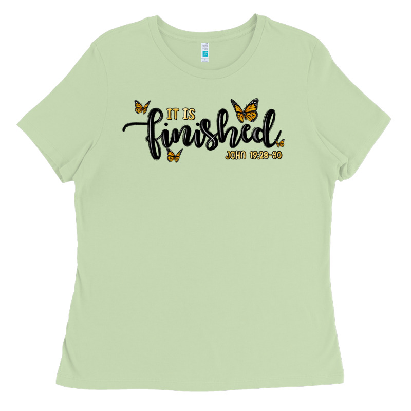 It Is Finished Ladies Tee by MaliasSmallBusiness | Teevron