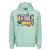 Seafoam Happy Easter Premium Hoodie - OliviaCreatesArt