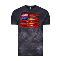 Cloud Black leopard baseball flag5 Vintage Tee - JahusDesignShop