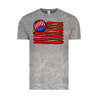Cloud Rock leopard baseball flag5 Vintage Tee - JahusDesignShop