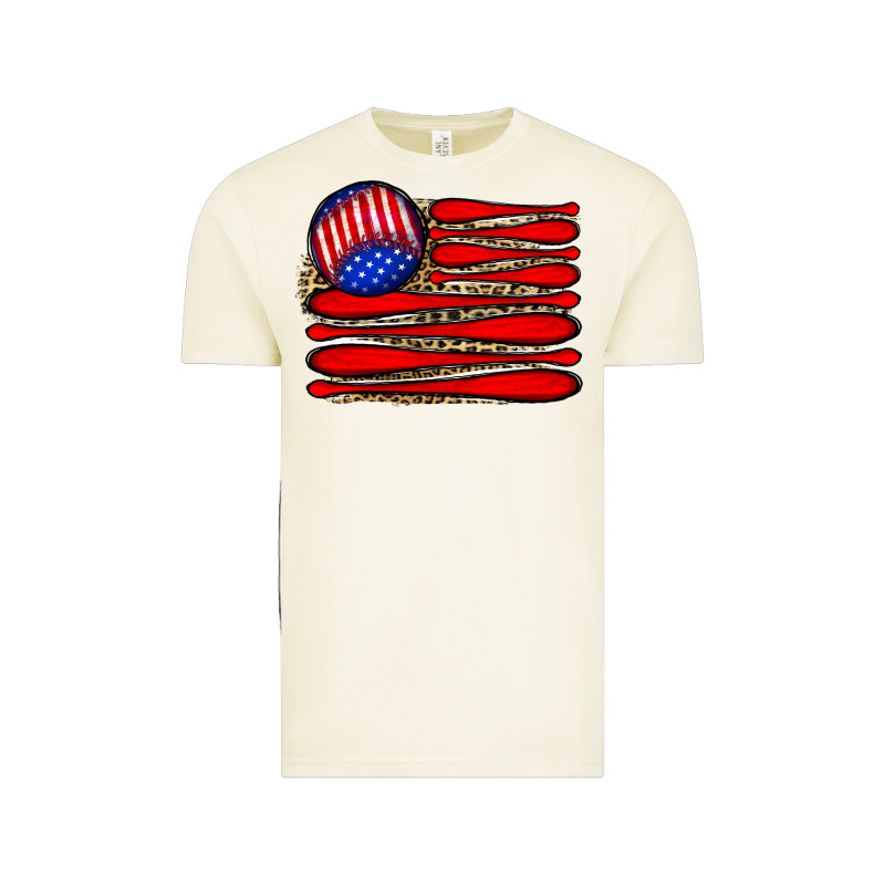 Leopard Baseball Flag5 Vintage Tee by JahusDesignShop | Teevron