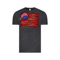 Vintage Black leopard baseball flag5 Vintage Tee - JahusDesignShop
