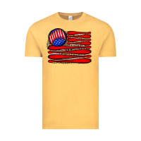 Vintage Mustard leopard baseball flag5 Vintage Tee - JahusDesignShop