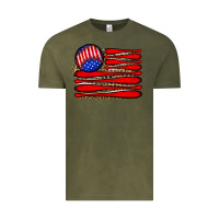Vintage Olive leopard baseball flag5 Vintage Tee - JahusDesignShop