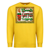 Lemon flannels lattes leggings tumbler Premium Sweatshirt - BundleAndBundleShop