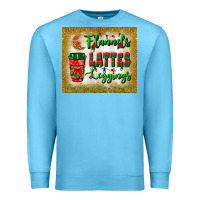 Ocean Blue flannels lattes leggings tumbler Premium Sweatshirt - BundleAndBundleShop