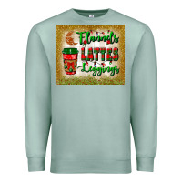 Seafoam flannels lattes leggings tumbler Premium Sweatshirt - BundleAndBundleShop