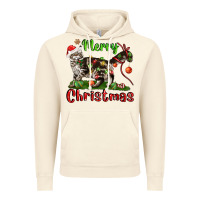 Vintage Artic maine coon cat merry christmas Vintage Hoodie - LillyAllenDesigns