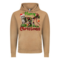 Vintage Camel maine coon cat merry christmas Vintage Hoodie - LillyAllenDesigns