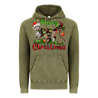 Vintage Olive maine coon cat merry christmas Vintage Hoodie - LillyAllenDesigns